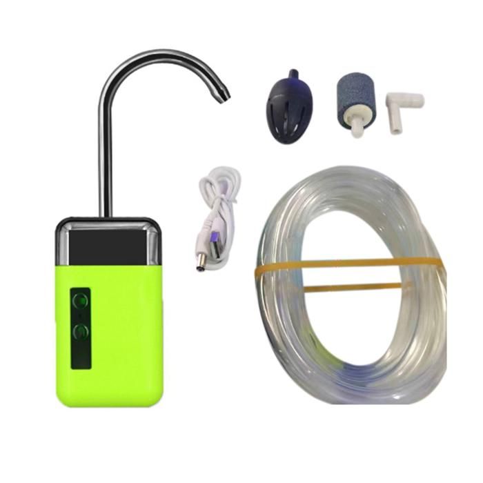 Pompe à Oxygène Automatique Pour Pêche - Absorbeur D'eau Inductif 3 Modes + LED - Homtas N2G9