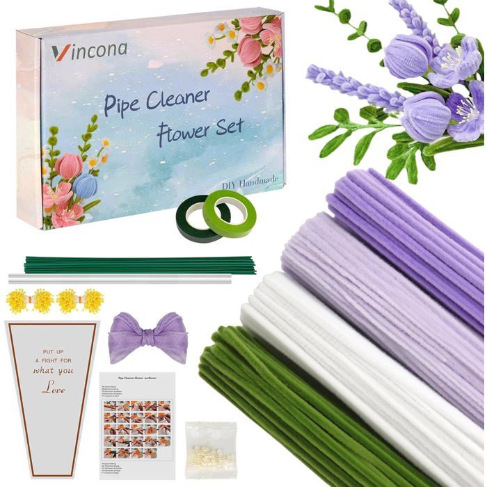 Lot De 400 Cure-Pipes De 30 Cm X 6 Mm - 4 Couleurs Différentes - Idéal Pour Bricolage Et Décorations