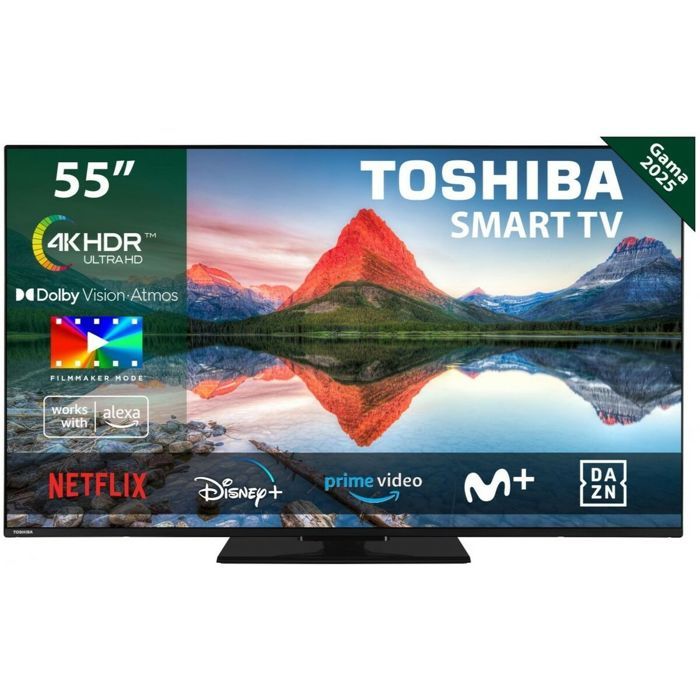 Téléviseur LED - TOSHIBA - 55UV3463DG - 55 pouces - 4K Ultra HD - Wi-Fi intégré