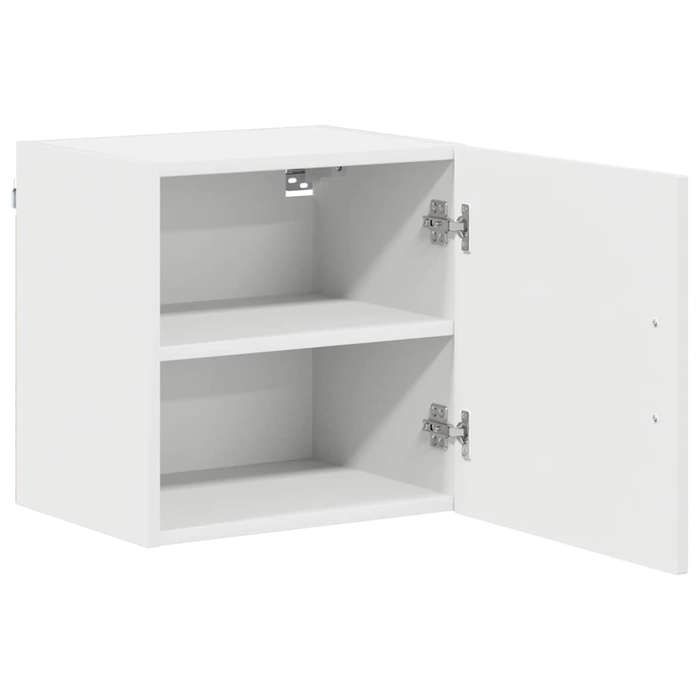 Moderne Armoires suspendues avec porte (2 pièces) SWEETY Placards cuisine Blanc 40x31x40 cm BB275
