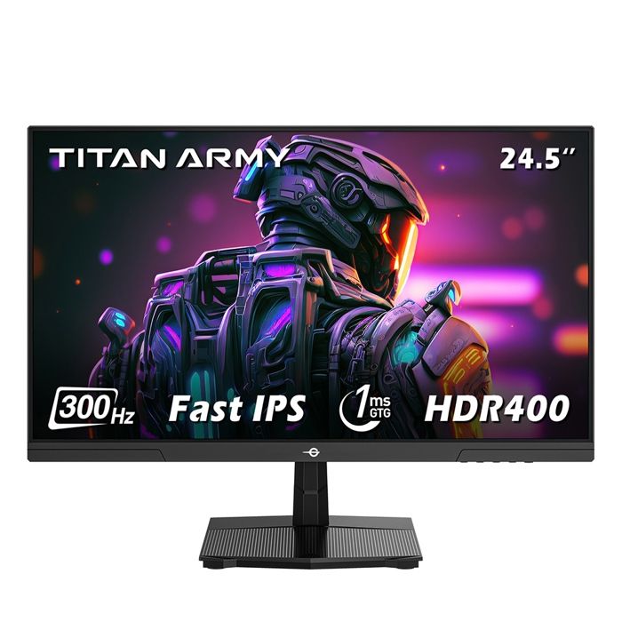 Moniteurs de jeu TITAN ARMY P2510HS plats 16:9 Fast IPS FHD 300 Hz avec des couleurs éclatantes - Titan Army