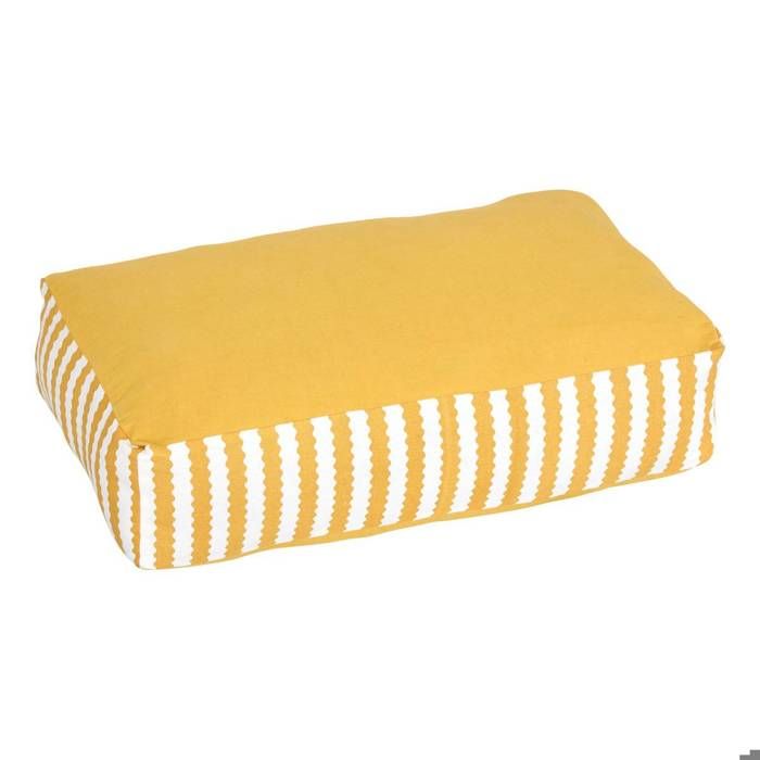 Coussin de sol dextérieur Poolside 40x60x15cm jaune - Atmosphera Créateur dintérieur