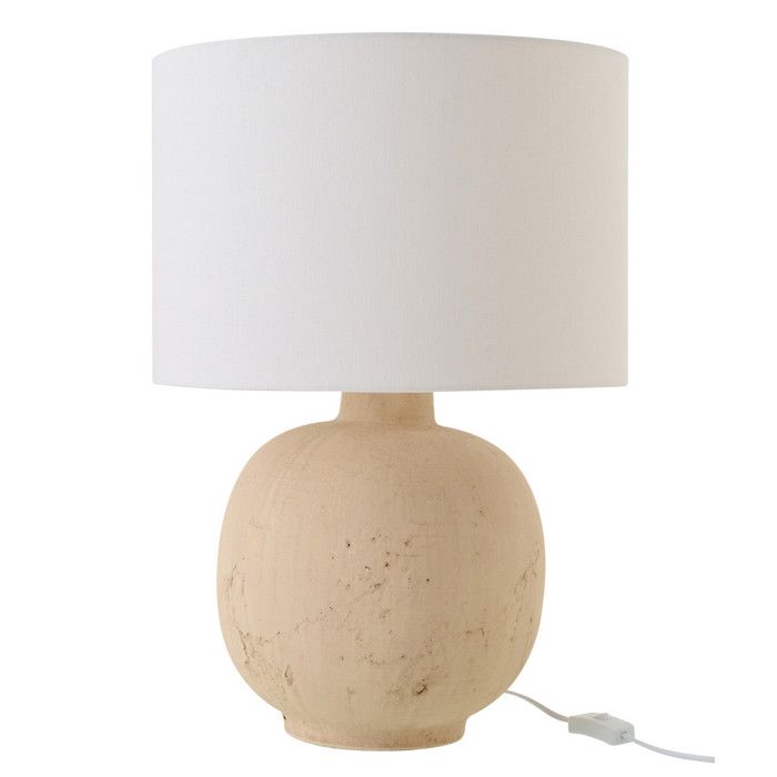 Lampe à Poser en Céramique Balle 57cm Beige