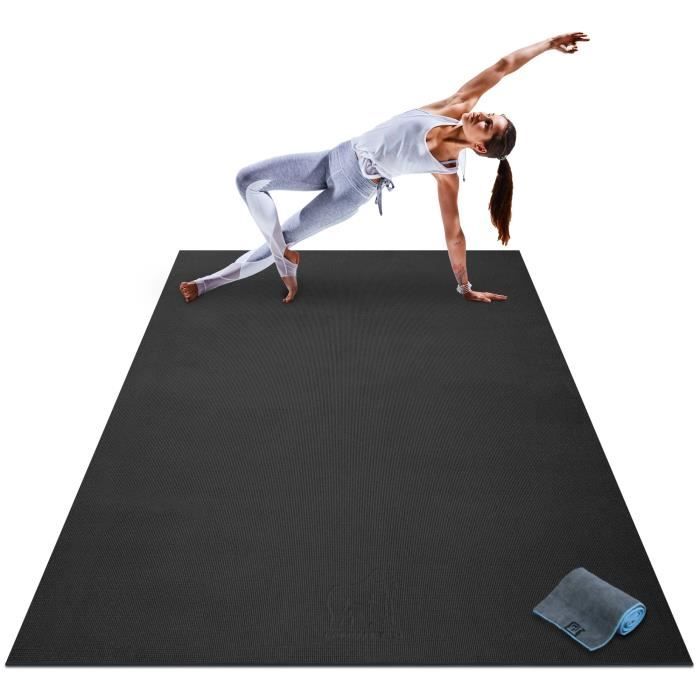 Rameng Tapis de Yoga Antidérapant 4MM Yoga Mat pour Pilates Fitness Sport Gym