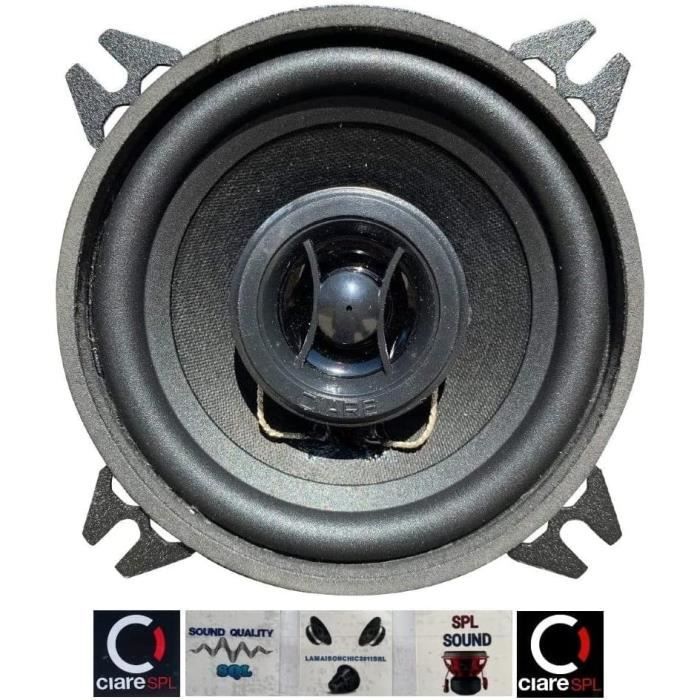 Haut-parleur Ciare CW100Z 100 Mm (4") - 40 Watts RMS - Pour Portière Avant Gauche - Caoutchouc Suspension Inclus