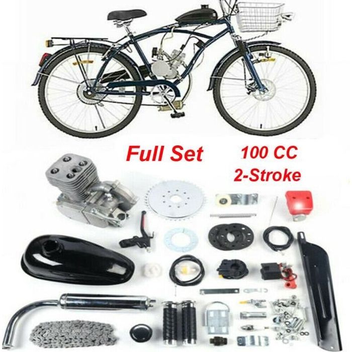 2 temps 100cc vélo motorisé moteur essence moteur à essence Kit complet modifié ensemble