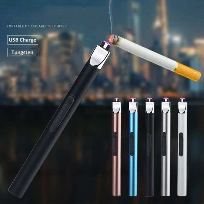 Briquet Arc Electrique Rechargeable USB, sans Flamme, Coupe-Vent (C) - Au quotidien
