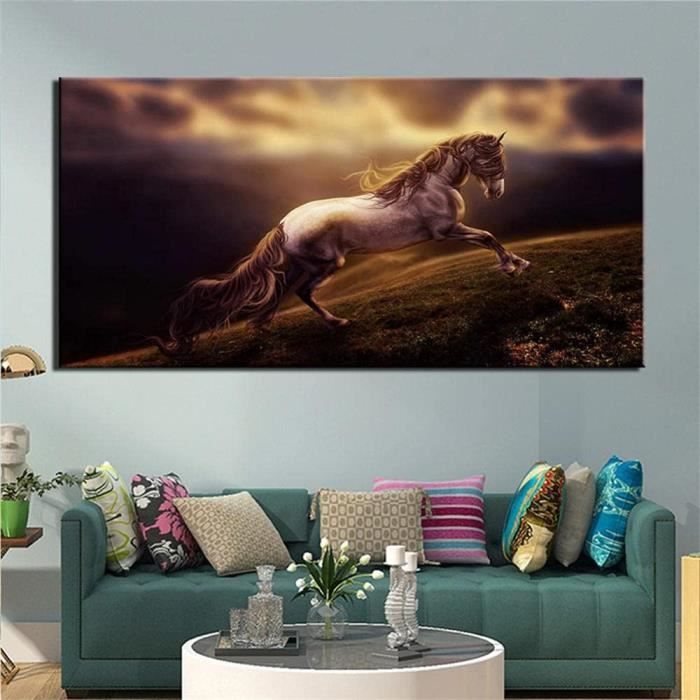 Diamond Painting - ZGEER - Cheval Coloré - DIY 5D Mosaïque - Peinture