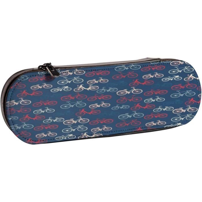 Trousse à Crayons En Velours Côtelé Pour Ados Et étudiantes - 2 Compartiments - 21,5 X 11 X 5,5 Cm - Jusqu'à 50 Stylos - Poignée De Transport