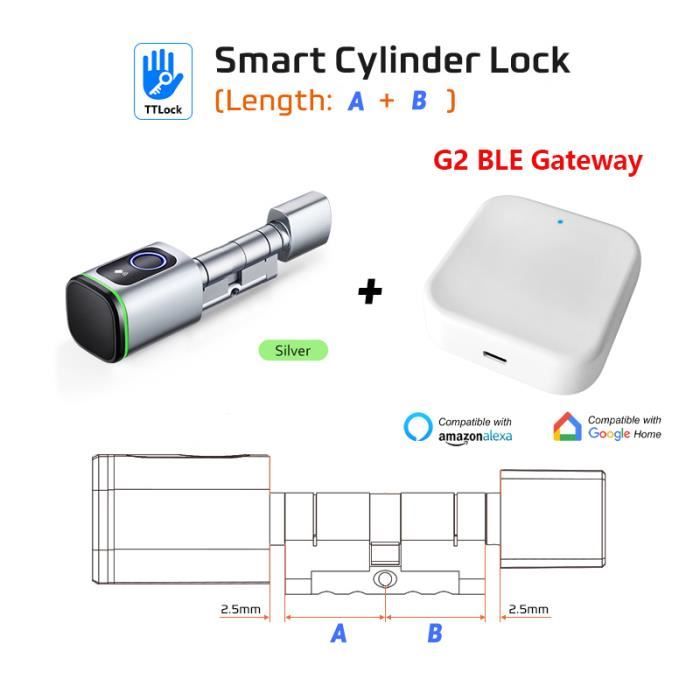 Télécommande Sans Fil 2.4 GHz R1 Pour Serrure TTLOCK – Ouverture Facile Via App, Pas De Bluetooth Requis