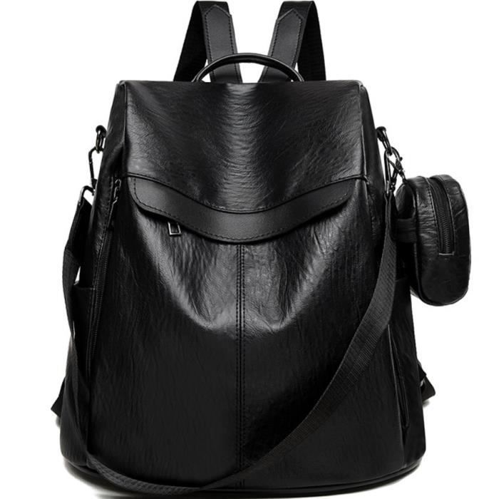 Mn-Sacs de poitrine en cuir PU souple College de lettres pour femmes, sac à  dos antivol, sac à bandoulière étanche pour femme, sac à dos initié -  AliExpress