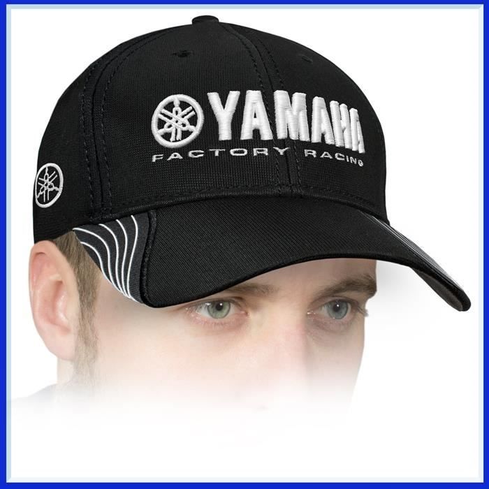 Yamaha Casquette de Baseball 3D BRODE Logo Noir Réglable Moto Motocyclette  Chapeau Cap Homme Femme Cadeau Accessoires Sport Noir - Cdiscount  Prêt-à-Porter