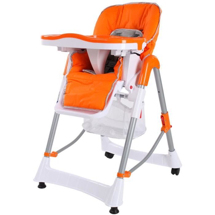 Chaise haute pour bébé/enfant pliable 5 hauteurs  Achat / Vente chaise
