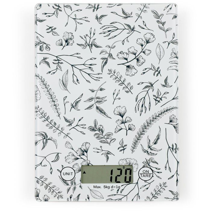 Balance de cuisine électronique LIVOO DOM451FL Plateau en verre 5 kg Tare