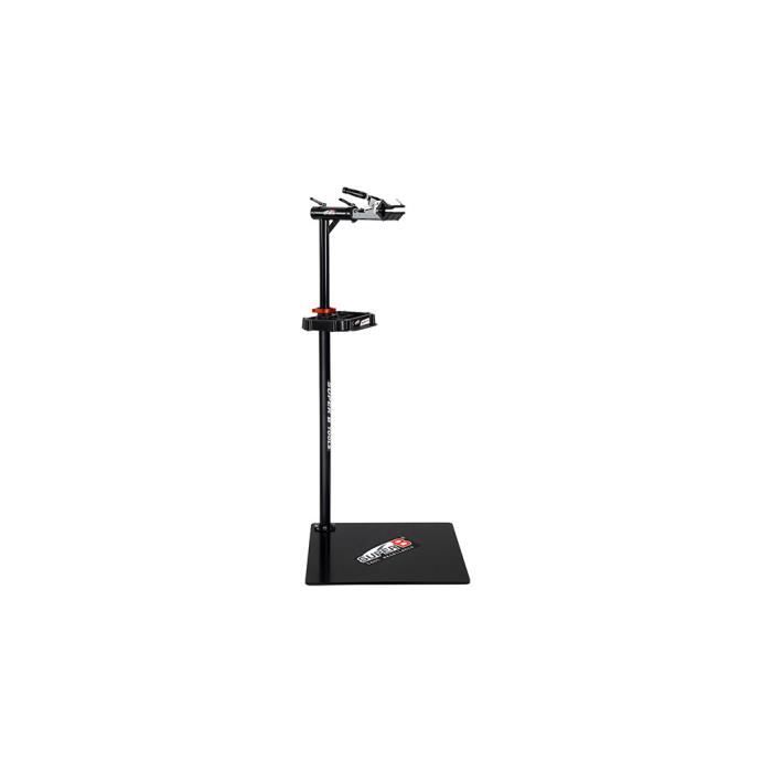 Outil reparation - pied d'atelier velo super b tb-ws40 avec tablette (sans plaque de base)