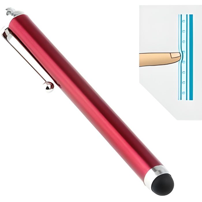 Stylet Stylo rouge pour écrans tactiles N989-3 …