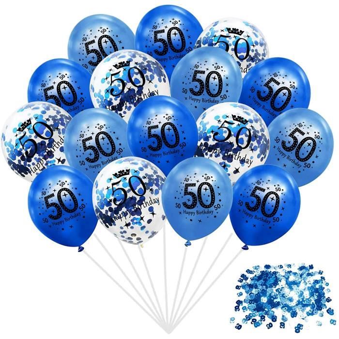 Pack 12 40e anniversaire confettis paillettes de table multi couleur décorations de table 