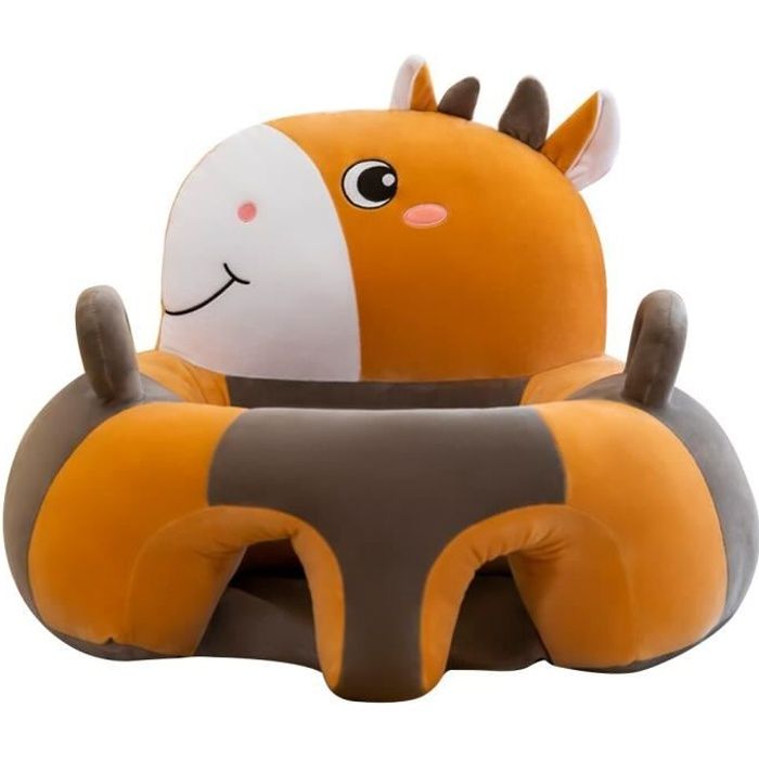 Tapis D Eveil Housse De Siege De Soutien Pour Bebe En Peluche Animal De Dessin Anime Pour Apprendre A S Asseoir Chaise Type C Cdiscount Puericulture Eveil Bebe