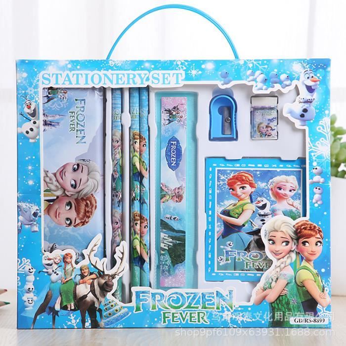 Frozen Fever Jeu De Coloriage Elsa Anna 8 Pcs School Supply Stationary Set Frozen Fever Cdiscount Jeux Jouets