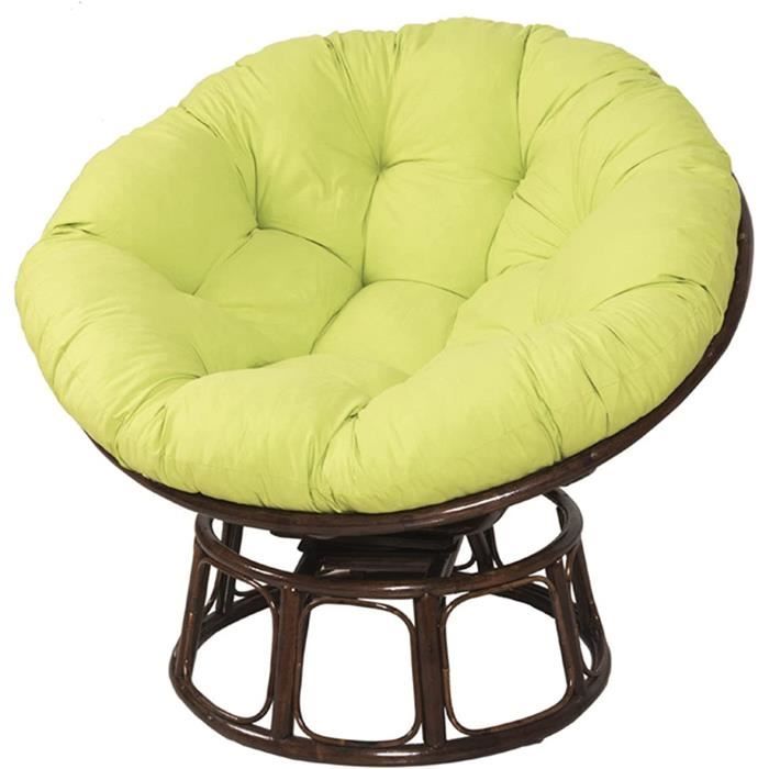 Lot de 2 coussins ronds pour chaise de jardin à rayures 40cm - Defora Home