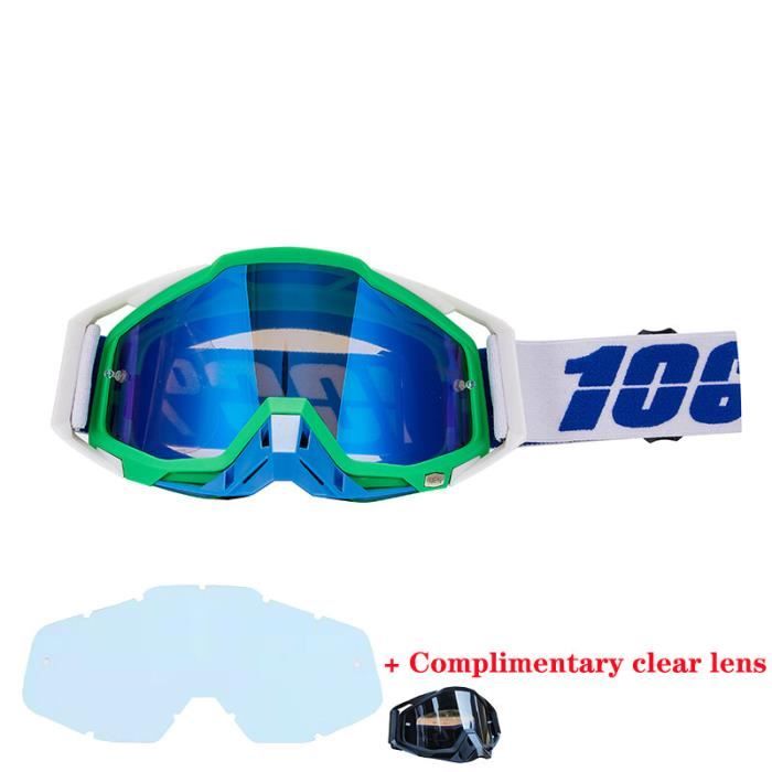 Equipement du mécanicien,Lunettes de course Motocross,MX Off Road,masque,lunettes de Sport,Ski,pour moto- style 2[D36]
