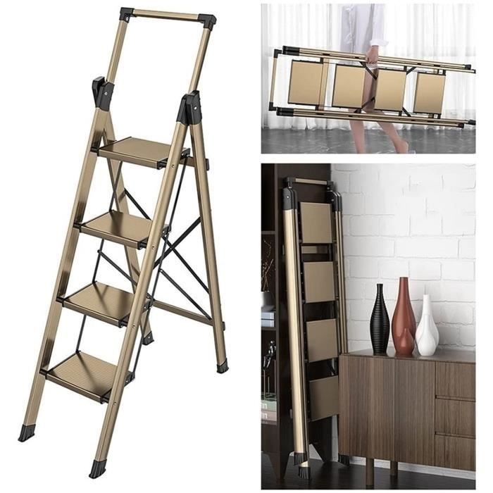 IvyTantor Escabeau 6 Marches Pliable, Escabeau Pliant Avec