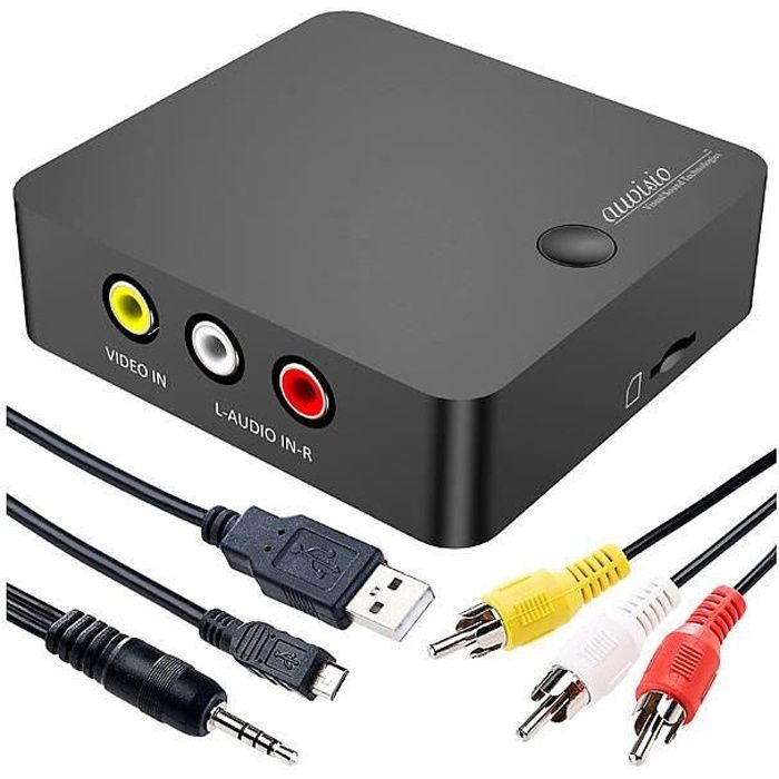 Convertisseur Vidéo HDMI Vers USB 1080p - Auvisio VG-1080.USB, Plug & Play, Enregistrement & Streaming