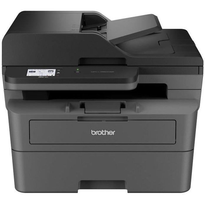 Imprimante multifonction 4-en-1 laser monochrome – BROTHER – MFC-L2860DWE – Ethernet et Wifi