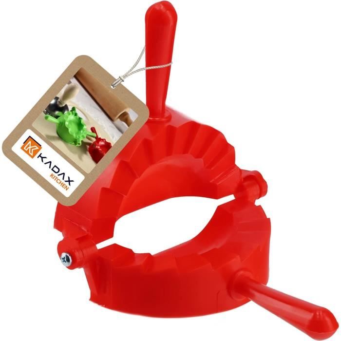 Presse à Raviolis Manuelle - Pour Pâte à Raviolis, Tortillas, Crêpes - Vert, Plastique Alimentaire - 27,5 Cm