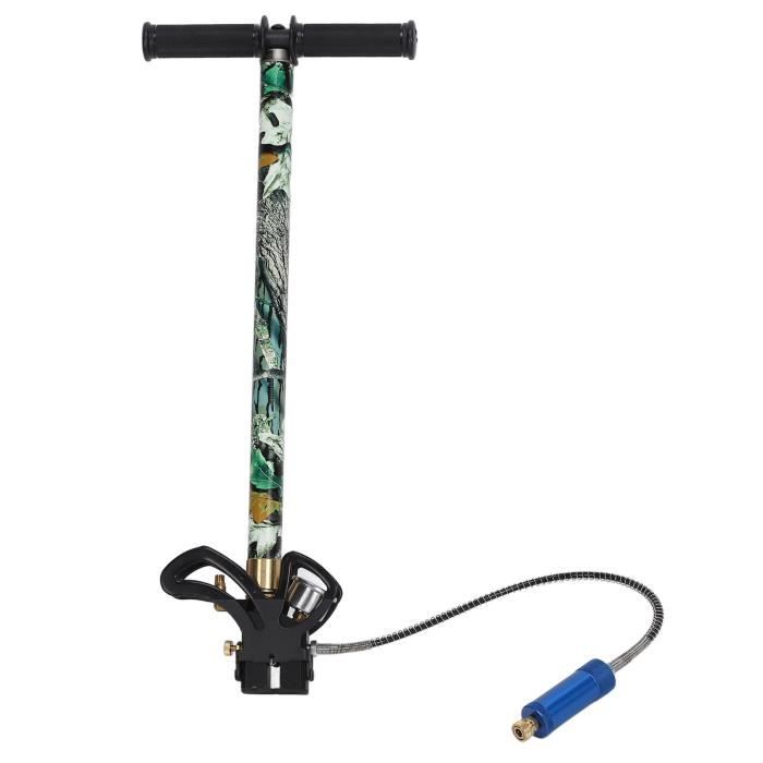Pompe À Pied Pour Vélo, Manomètre 170 Psi, Pompe À Air Portable Pour Vélo Adaptée Aux Valves