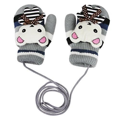 Moufles Bebe Automne Hiver Gants Tricote Crochet Double Velours Mitaines Avec Corde Chaud Motif Lapin Pour Enfants Garcons Filles Cdiscount Pret A Porter