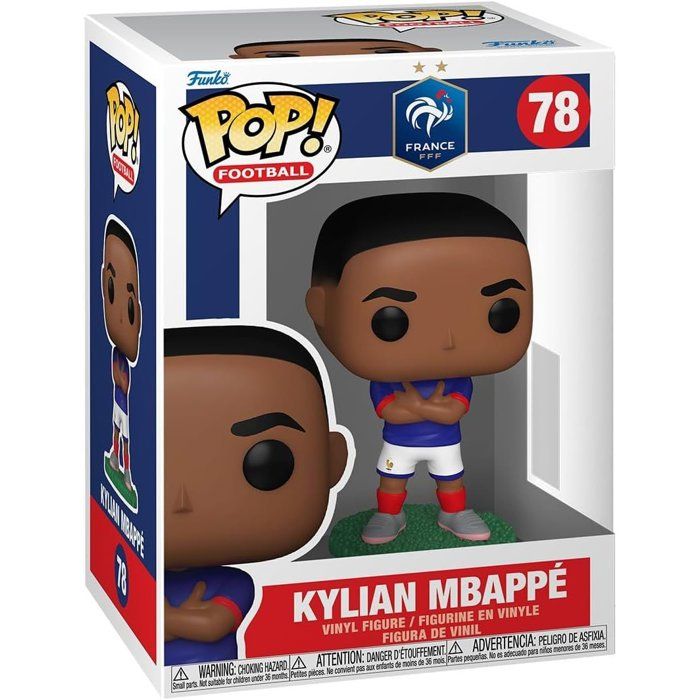 Football Figurine POP! France Kylian Mbappé 9 cm - vue 6