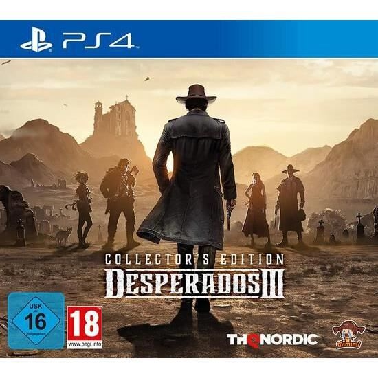 Jeu vidéo Desperados Collector Edition Action PS4 1 joueur Blu Ray