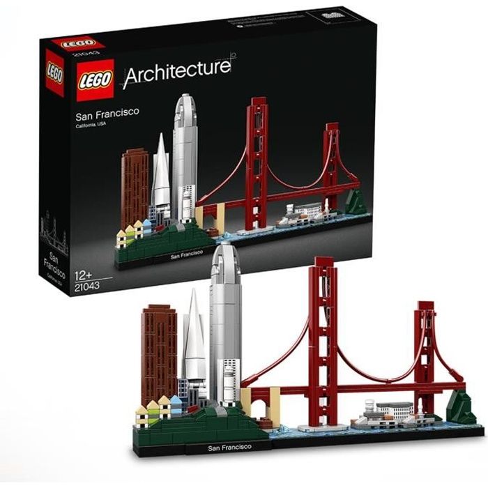 LEGO® Architecture 21043 San Francisco Idée cadeau Originale pour Adolescent ou Adulte Maquettes et modélisme USA