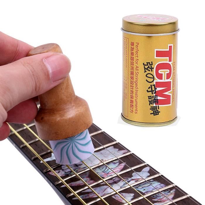 Huile Cordes Guitare Rochix - Nettoyage Lubrifiant Cordes Guitare/Ukulélé - Prolonge Durée De Vie