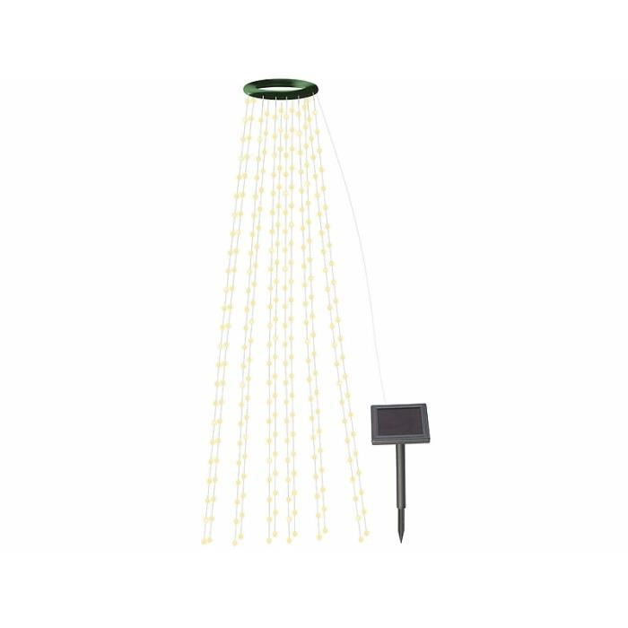 Guirlande 20 Fils Blanc Chaud Guirlande Lumineuse Cascade 20 Fils - 720 LED Blanc Chaud, 3,6 M Par Fil, Pour Sapin De Noël, Intérieur Déco Noël Lumière Cascade Intérieur