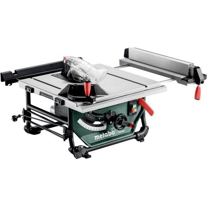 Scie circulaire de table METABO TS 254 M - Diamètre 254 mm - Puissance 1500 W - Profondeur de coupe 
