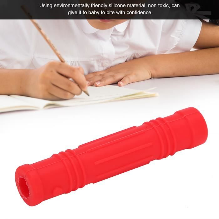 Lot De 8 Embouts De Crayon à Mâcher – Silicone Alimentaire – Bâton De Dentition – Favorise La Concentration – Anti-stress Pour Enfants – KIDY Learn