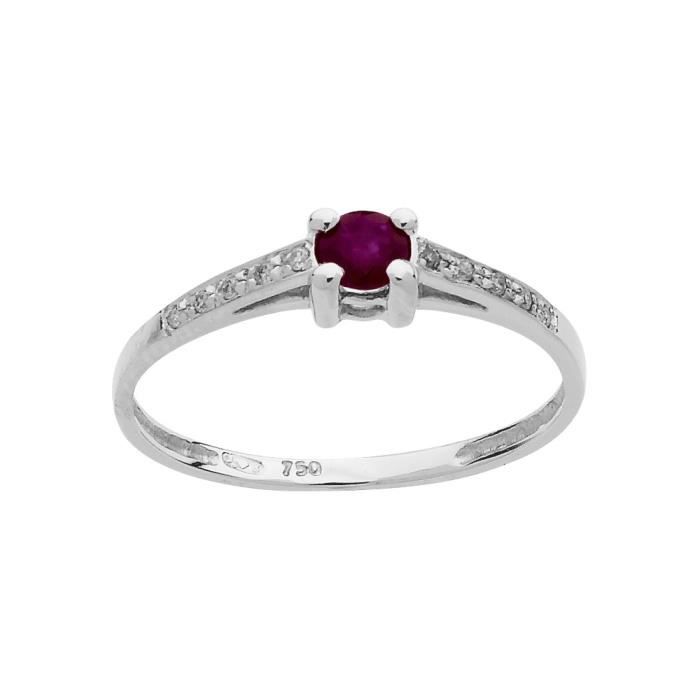 bague or gris rubis bague or gris rubis