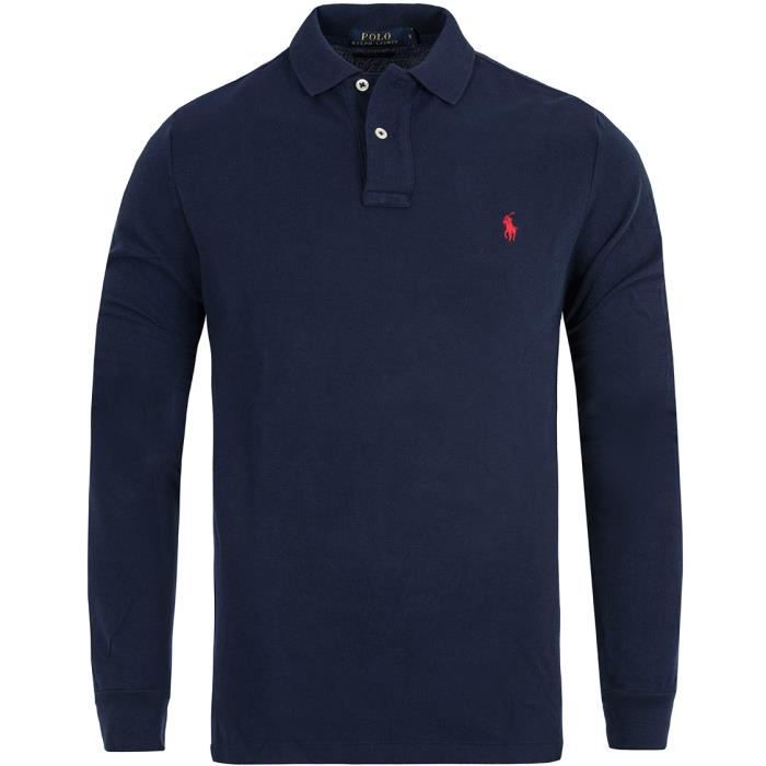 Ralph Lauren Polo Custom Fit Bleu Marine
