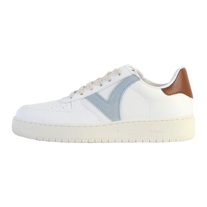 Victoria Basket Femme - VICTORIA - 1258202 - Cuir - Lacets - Bleu