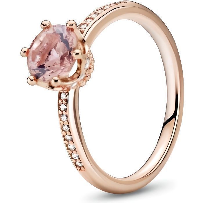 Bague Pandora Couronne Scintillante Métal doré Cristal