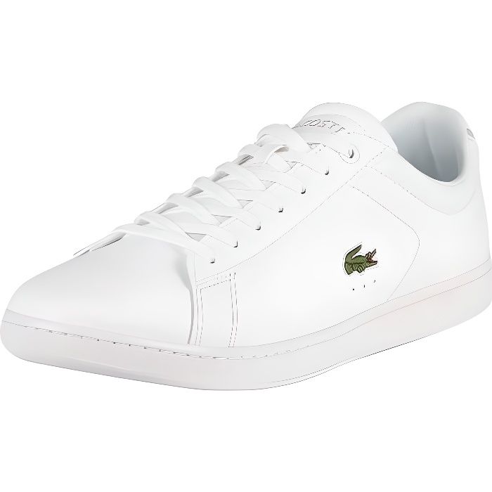 basket lacoste argenté