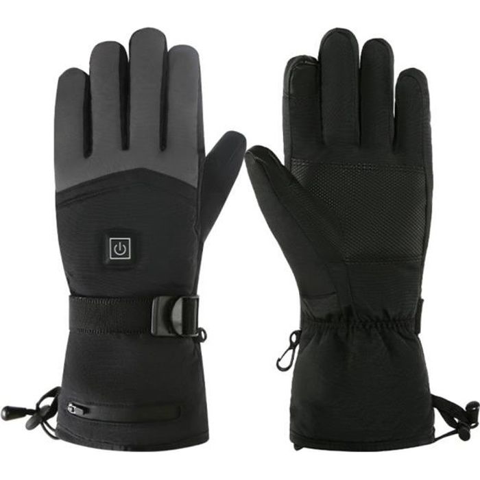 Mitaines Tricot Cachemire Gants Chauffants USB Unisexes - Mitaines Demi-doigts Avec Capuchon Pour Doigts - Hiver Mitaines Chauffantes Hiver
