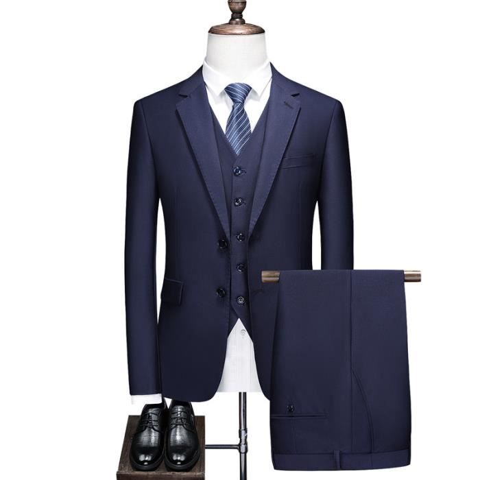 Gilet Homme Tweed Mariage - Coupe Ajustée, Style Décontracté Chic En Laine Et Polyester, Parfait Pour Mariages Et Occasions Élégantes
