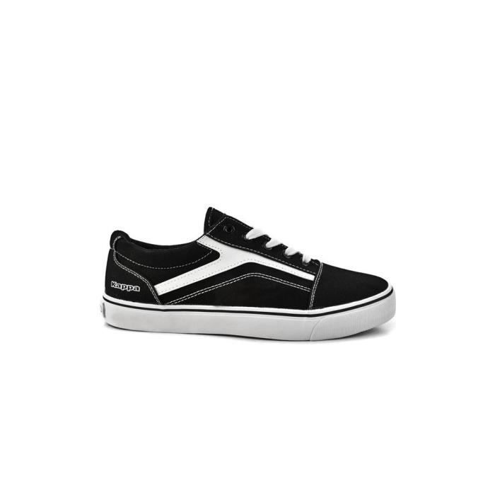 Kappa Baskets Kappa Chose Sun Noir - Homme/Adulte - Canvas - Lacets - Plat
