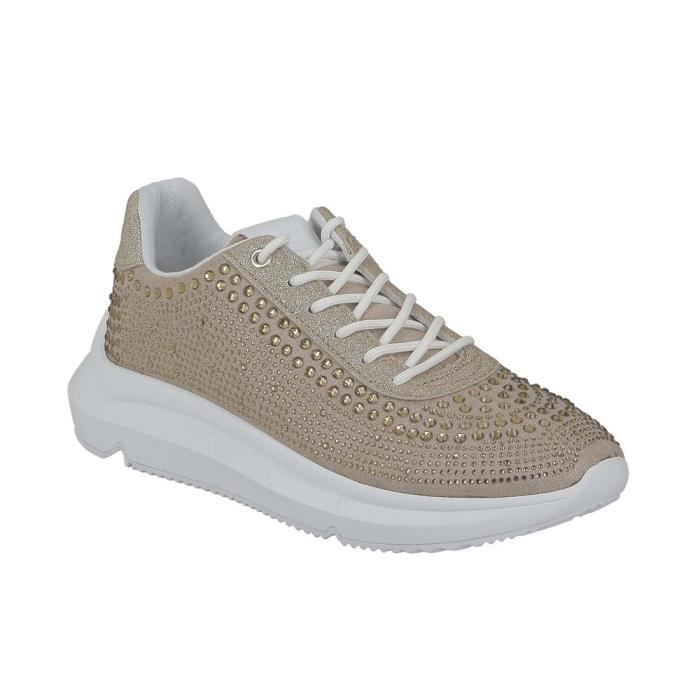 Guess Basket femme Guess Deglitz couleur or.-37