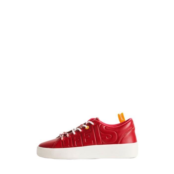 basket rouge desigual