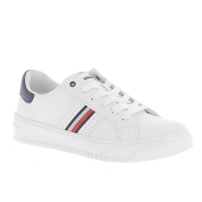 Baskets basses gar on Tommy Hilfiger white blue White blue