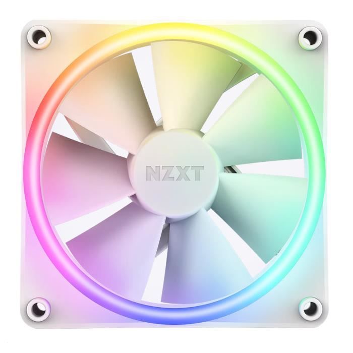 NZXT F120 RGB Duo (Blanc) - Ventilateur 120 mm RGB PWM
